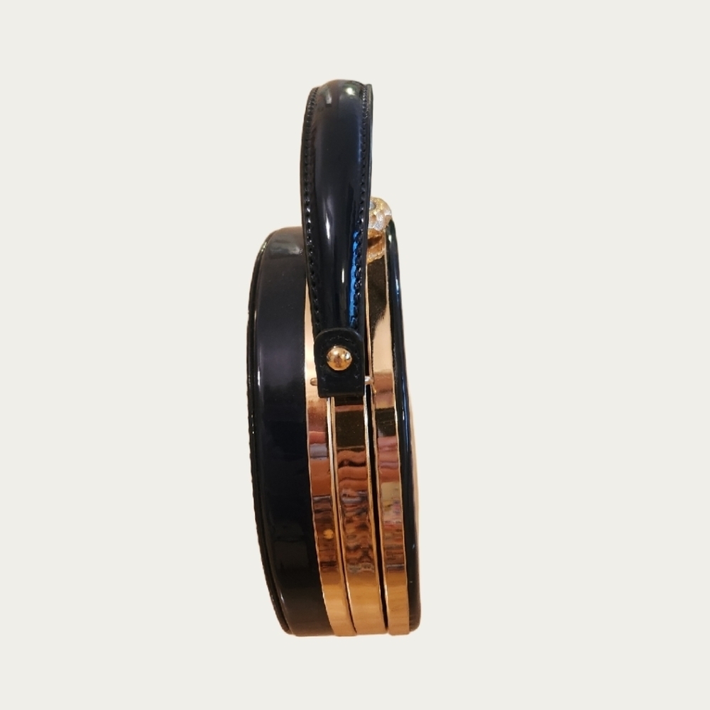 Prom Elegant Midnight Blue and Gold Women's Evening Bag EUC - Picture 4 of 17